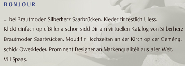 Willkommenstext Luxemburgisch